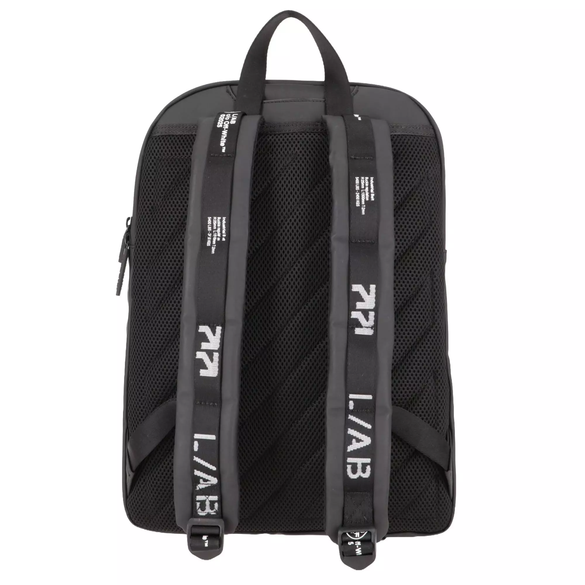 L/AB c/o Off-White Arrows Backpack - Black - BLACK