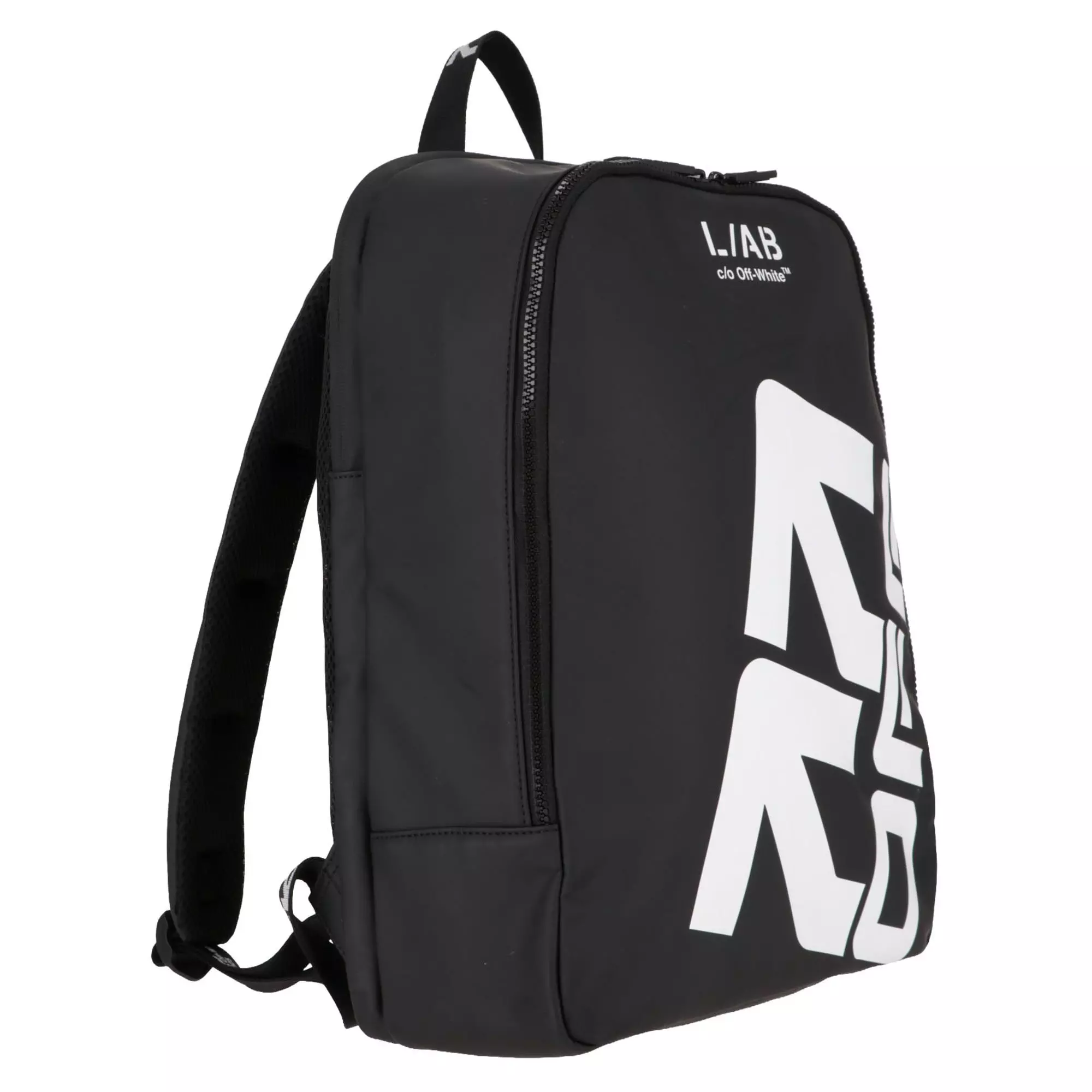L/AB c/o Off-White Arrows Backpack - Black - BLACK