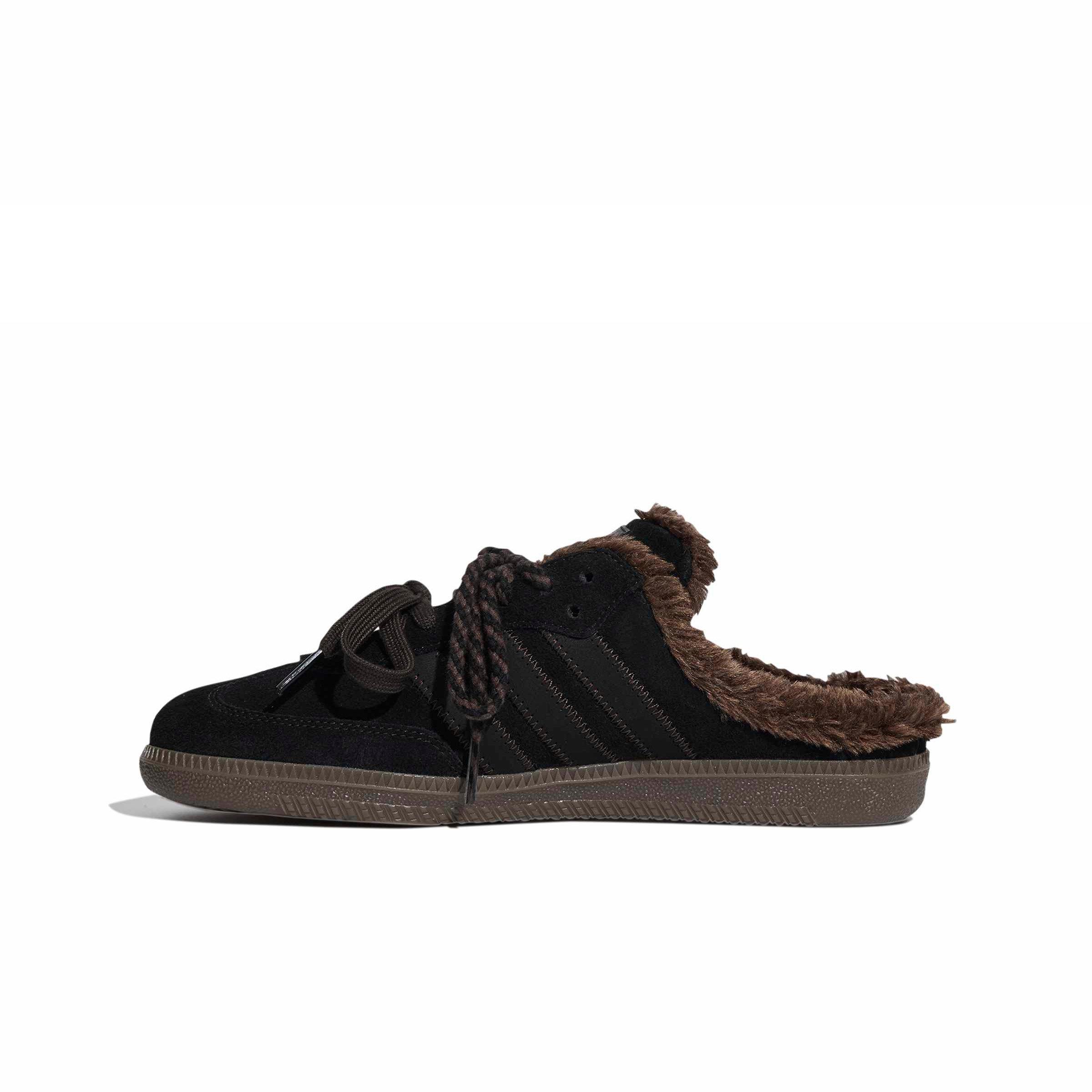 adidas Originals Samba OG "Core Black/Dark Brown" Women's Mule - BLACK/BROWN