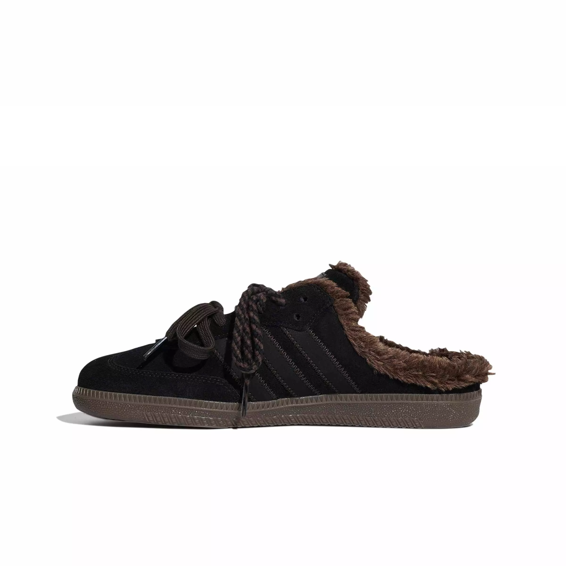 adidas Originals Samba OG "Core Black/Dark Brown" Women's Mule - BLACK/BROWN