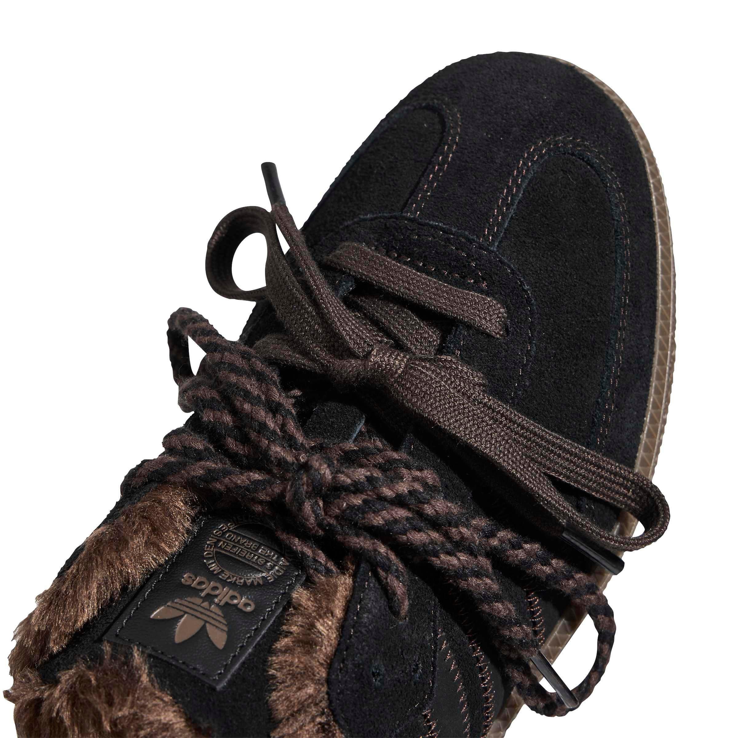 adidas Originals Samba OG "Core Black/Dark Brown" Women's Mule - BLACK/BROWN