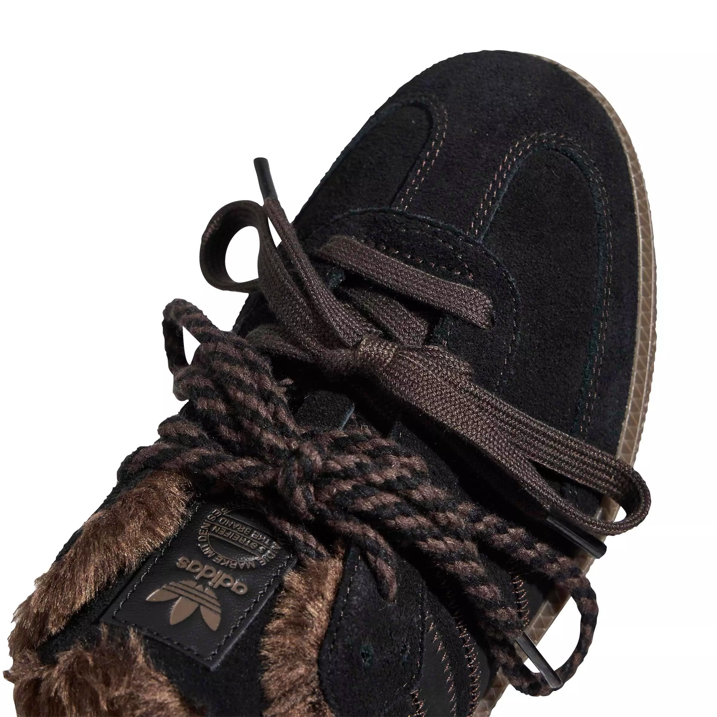 adidas Originals Samba OG "Core Black/Dark Brown" Women's Mule - BLACK/BROWN