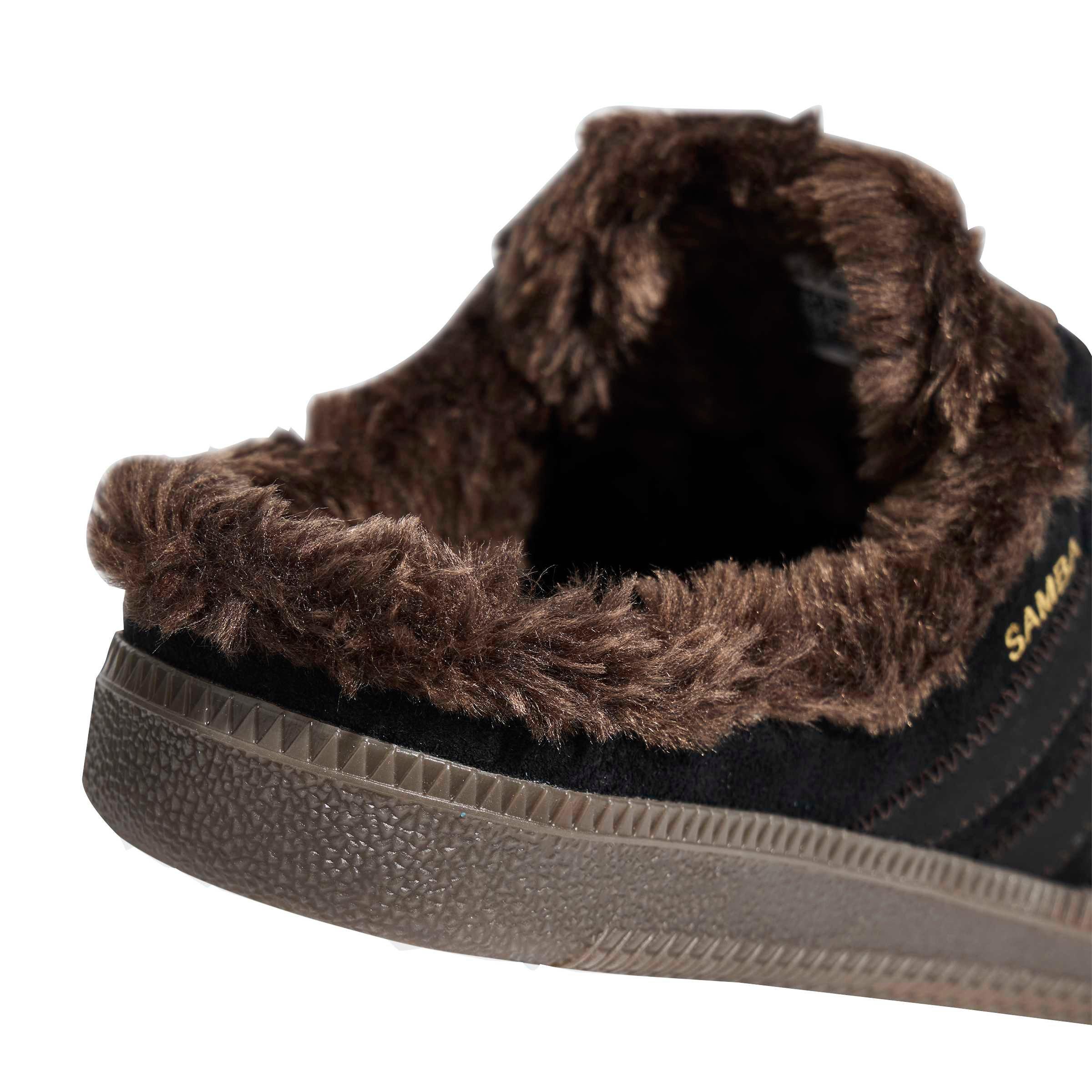 adidas Originals Samba OG "Core Black/Dark Brown" Women's Mule - BLACK/BROWN