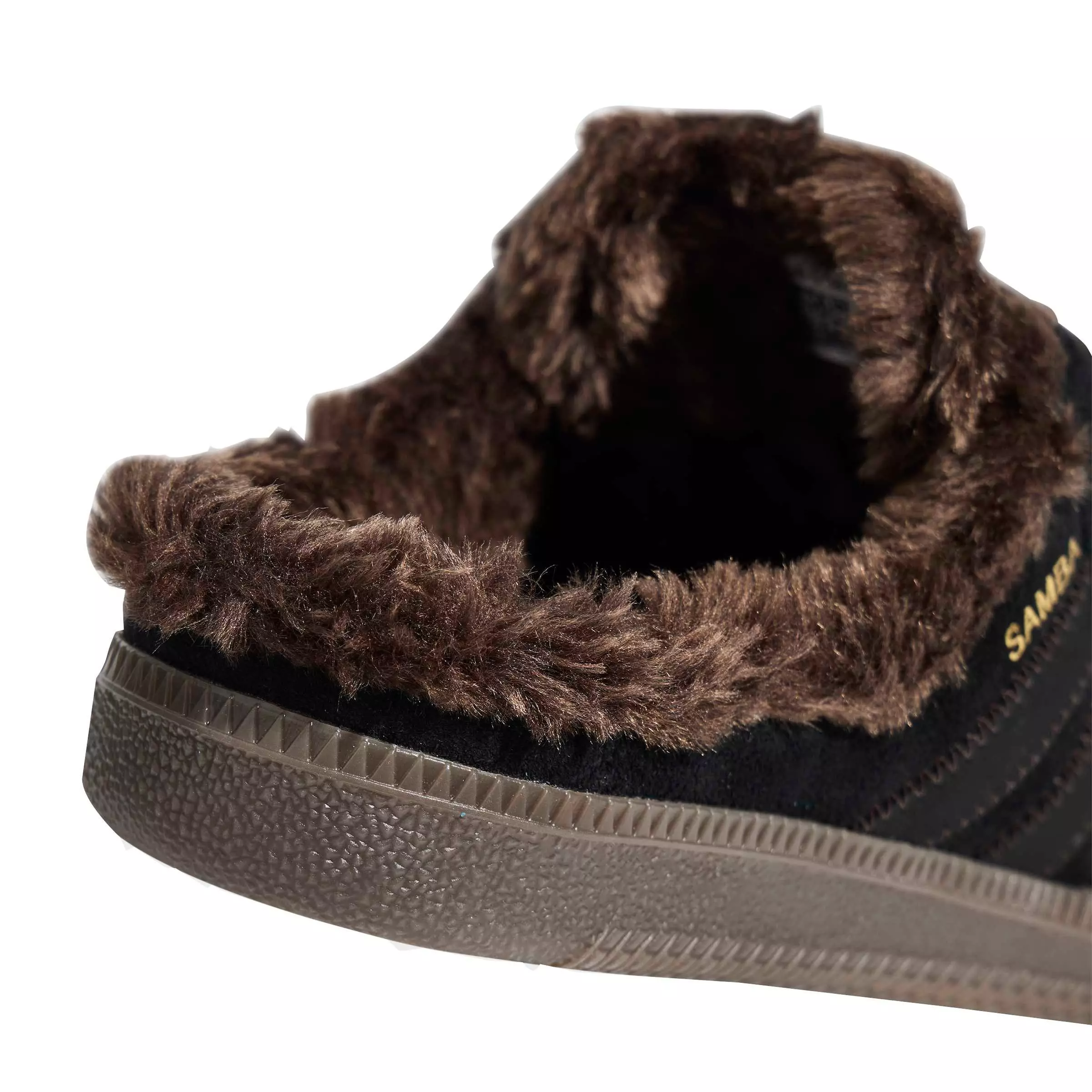 adidas Originals Samba OG "Core Black/Dark Brown" Women's Mule - BLACK/BROWN