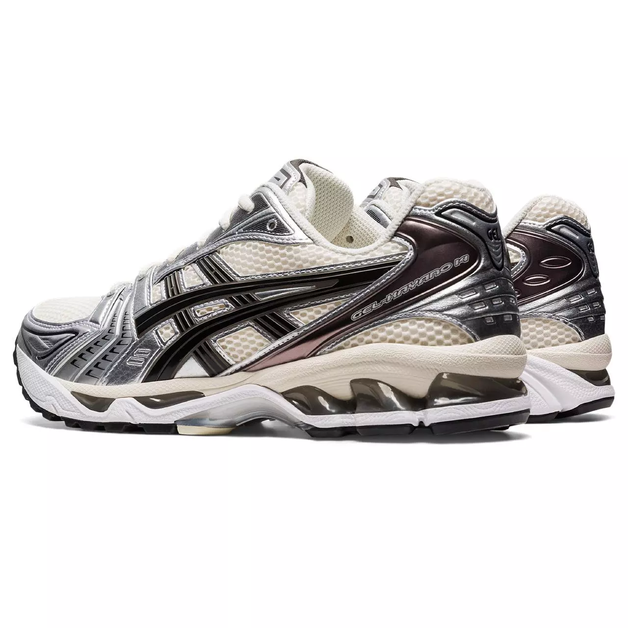 ASICS GEL-KAYANO 14 "Cream/Black/Silver" Unisex Shoe - CREAM