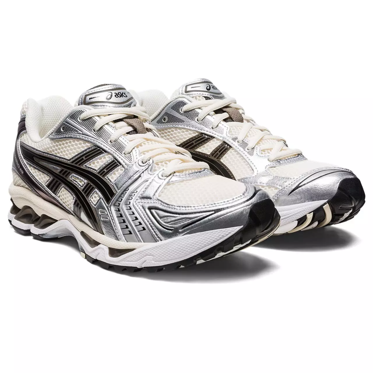 ASICS GEL-KAYANO 14 "Cream/Black/Silver" Unisex Shoe - CREAM
