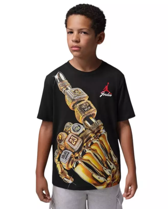 FA26 SKELETON RINGS TEE - BLACK