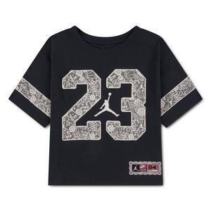 FA26 FLOWER LACE TEE - GREY