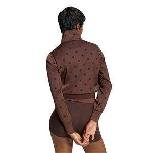 adidas Women's Polka Dot Jacket - Auburn - BROWN