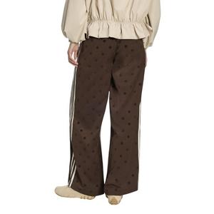 adidas Women's Polka Dot Wide Leg Pants - Auburn - BROWN