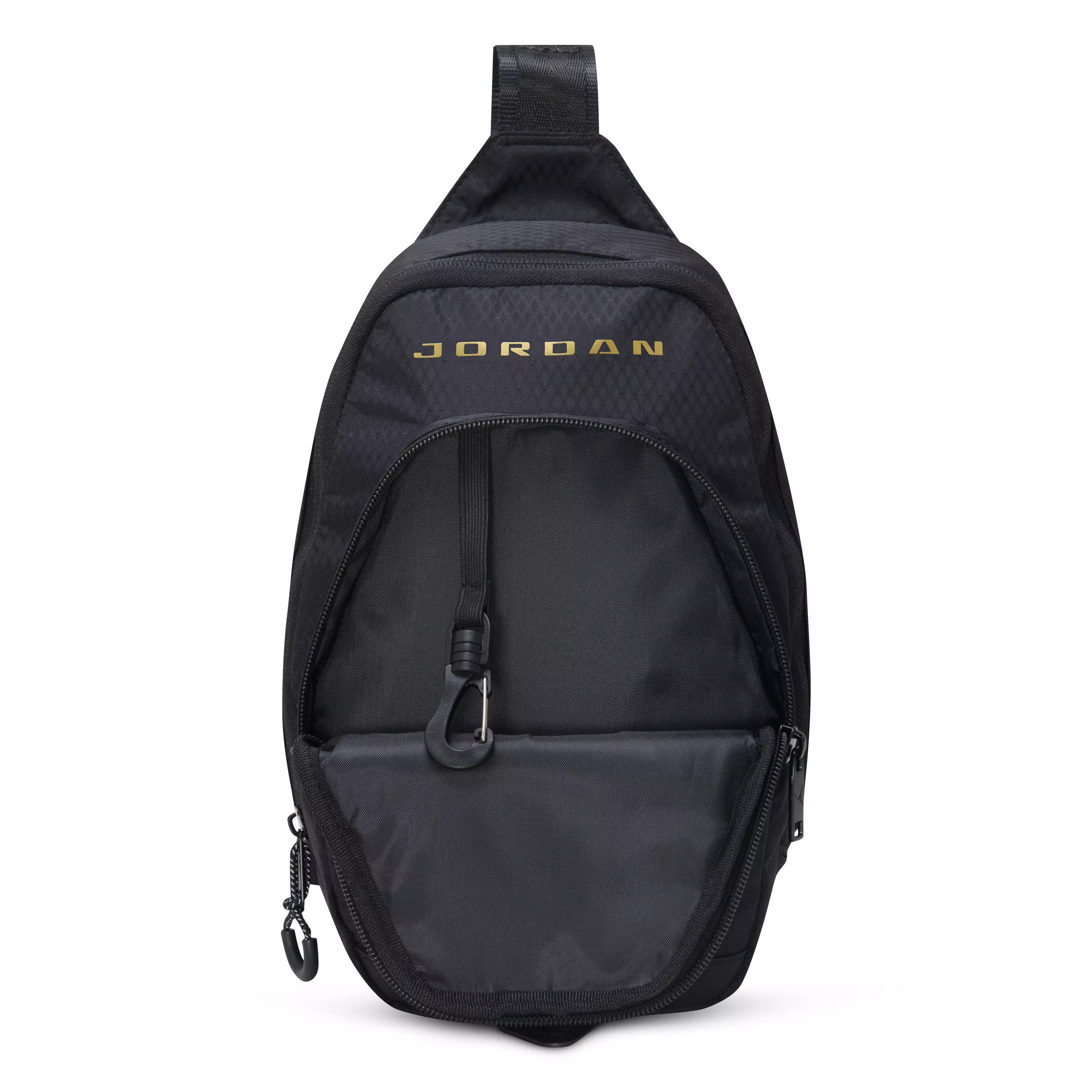 Jordan Hesi Cross Body Sling Bag - Black/Gold - BLACK/GOLD