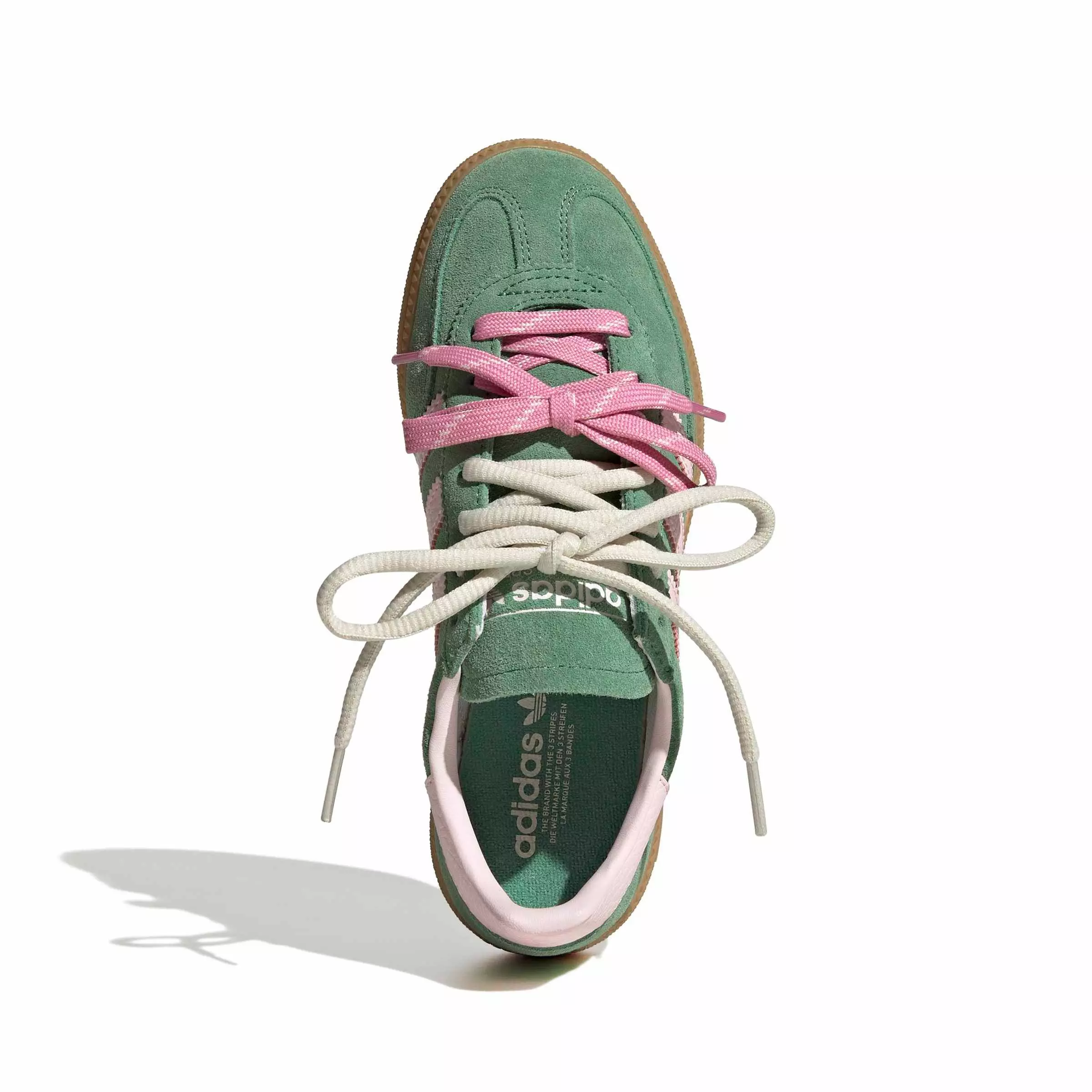 adidas Originals Handball Spezial "Preloved Green/Clear Pink" Grade School Girls' Shoe - GREEN/PINK