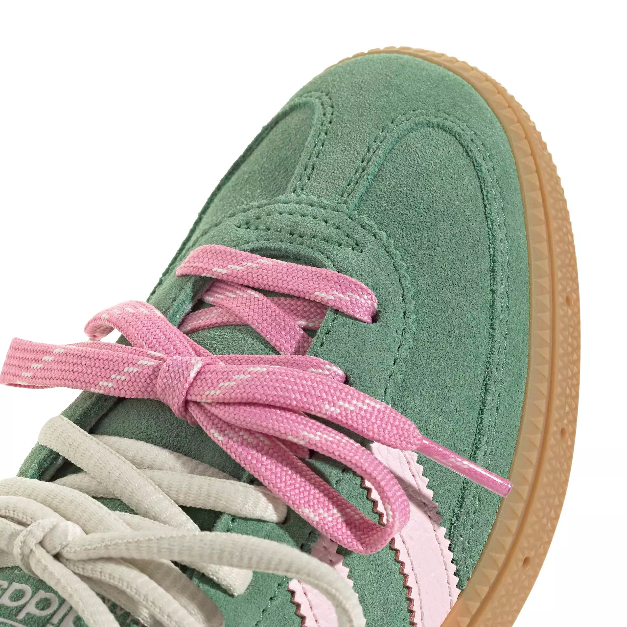 adidas Originals Handball Spezial "Preloved Green/Clear Pink" Grade School Girls' Shoe - GREEN/PINK