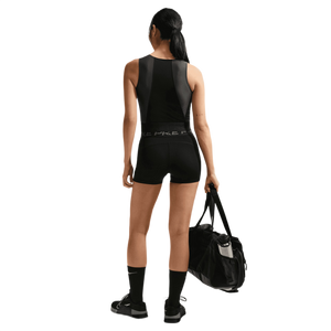 Nike Women's Pro Mid-Rise 3" Biker Shorts - Black/Grey
