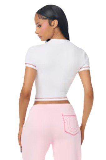 True Religion Women's Cherry Bab Tee - White - WHITE