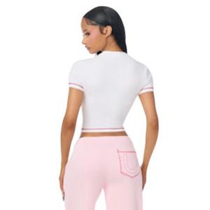 True Religion Women's Cherry Bab Tee - White - WHITE