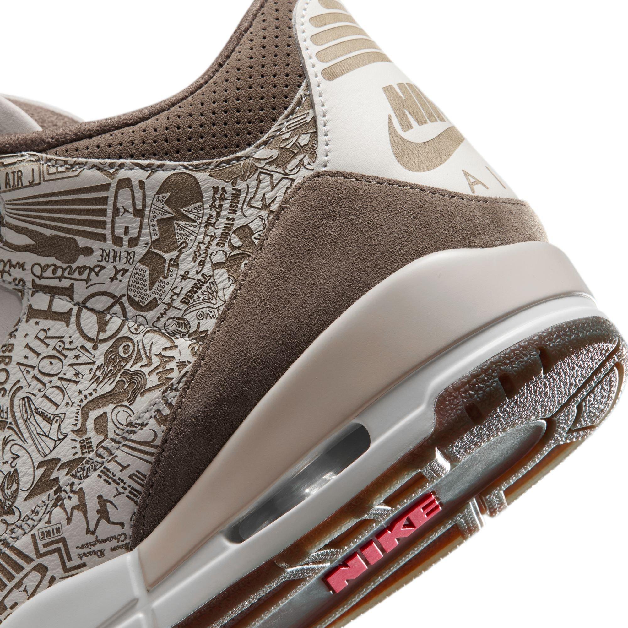 Jordan 3 Retro "Laser" Men's Shoe - PHANTOM/UNIVERSITY RED/PALOMINO/SAIL