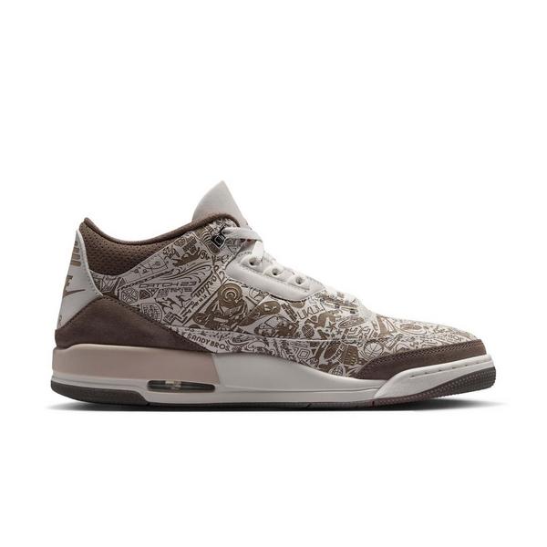 Jordan 3 Retro "Laser" Men's Shoe - PHANTOM/UNIVERSITY RED/PALOMINO/SAIL