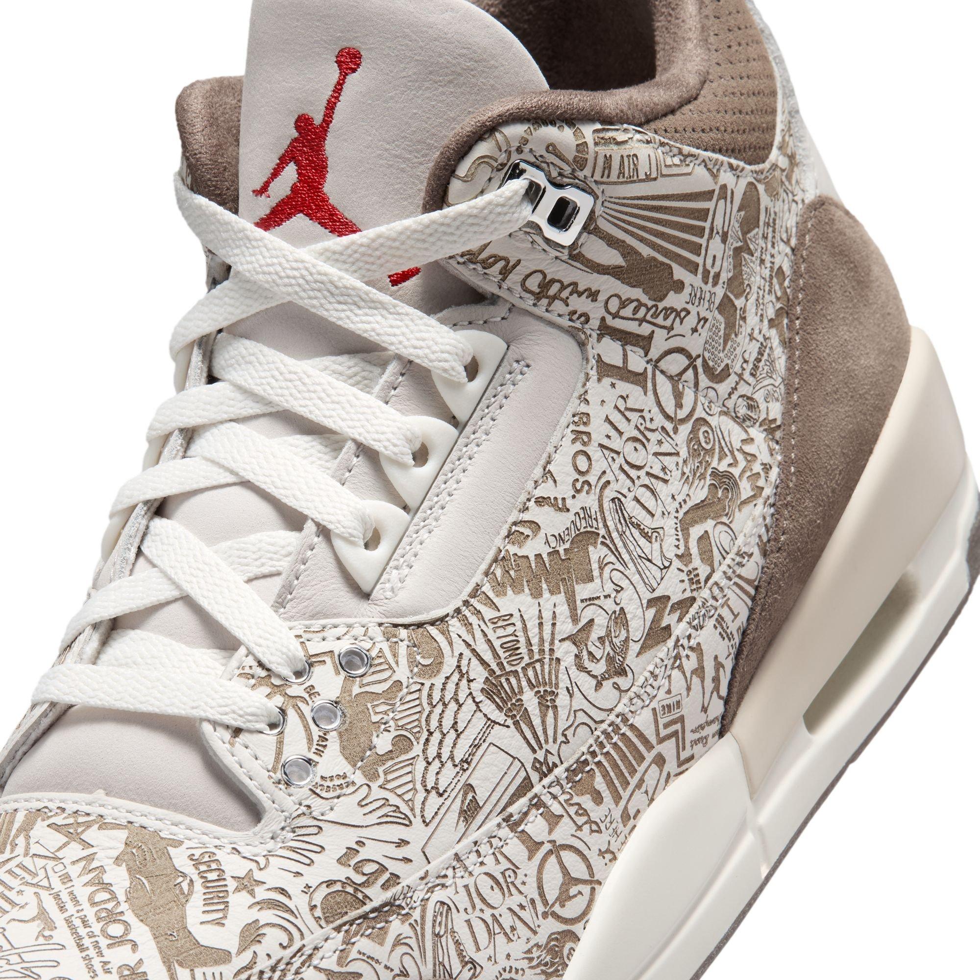 Jordan 3 Retro "Laser" Men's Shoe - PHANTOM/UNIVERSITY RED/PALOMINO/SAIL