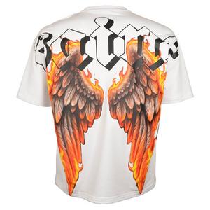 Streetz Iz Watchin Men's Fallen Saint Flame Tee - White - WHITE