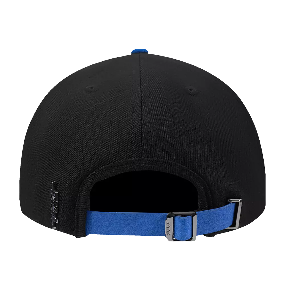 Pro Standard Los Angeles Dodgers Iced Out Pinch Cap - Black/Royal - BLACK/ROYAL