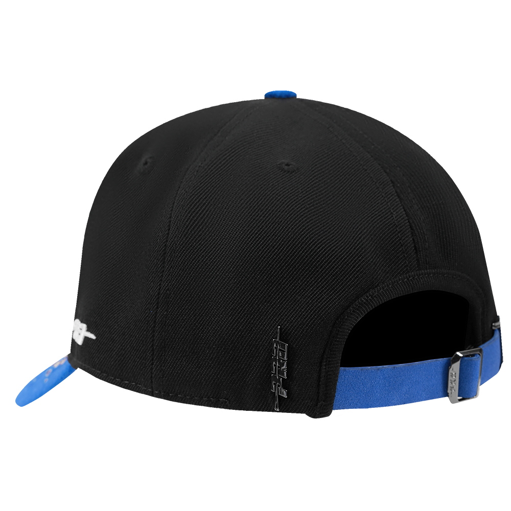 Pro Standard Los Angeles Dodgers Iced Out Pinch Cap - Black/Royal - BLACK/ROYAL