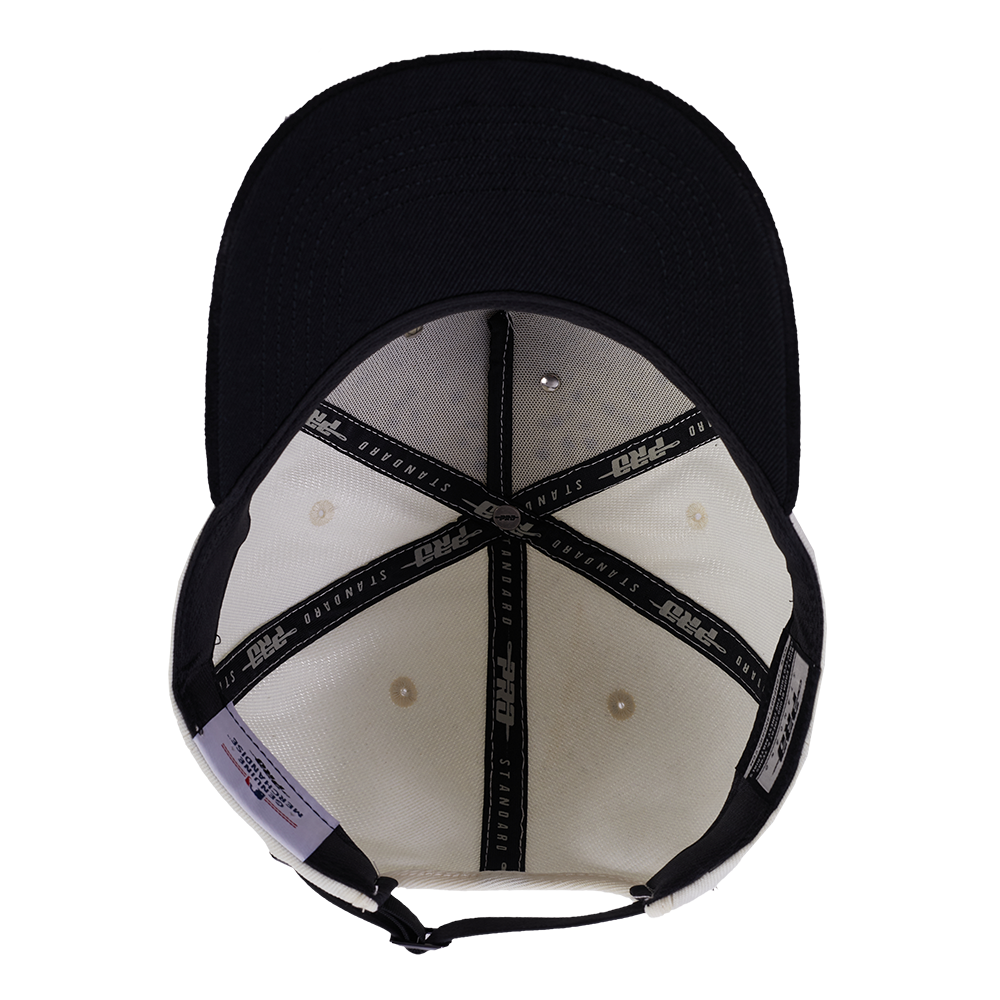 Pro Standard Chicago White Sox Iced Out Front Pinch Hat - White/Black - WHITE/BLACK