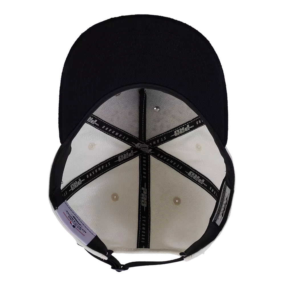 Pro Standard Chicago White Sox Iced Out Front Pinch Hat - White/Black - WHITE/BLACK