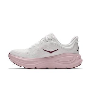 Hoka Bondi 9 "White/Pink" Women's Running Shoe - WHITE/PINK