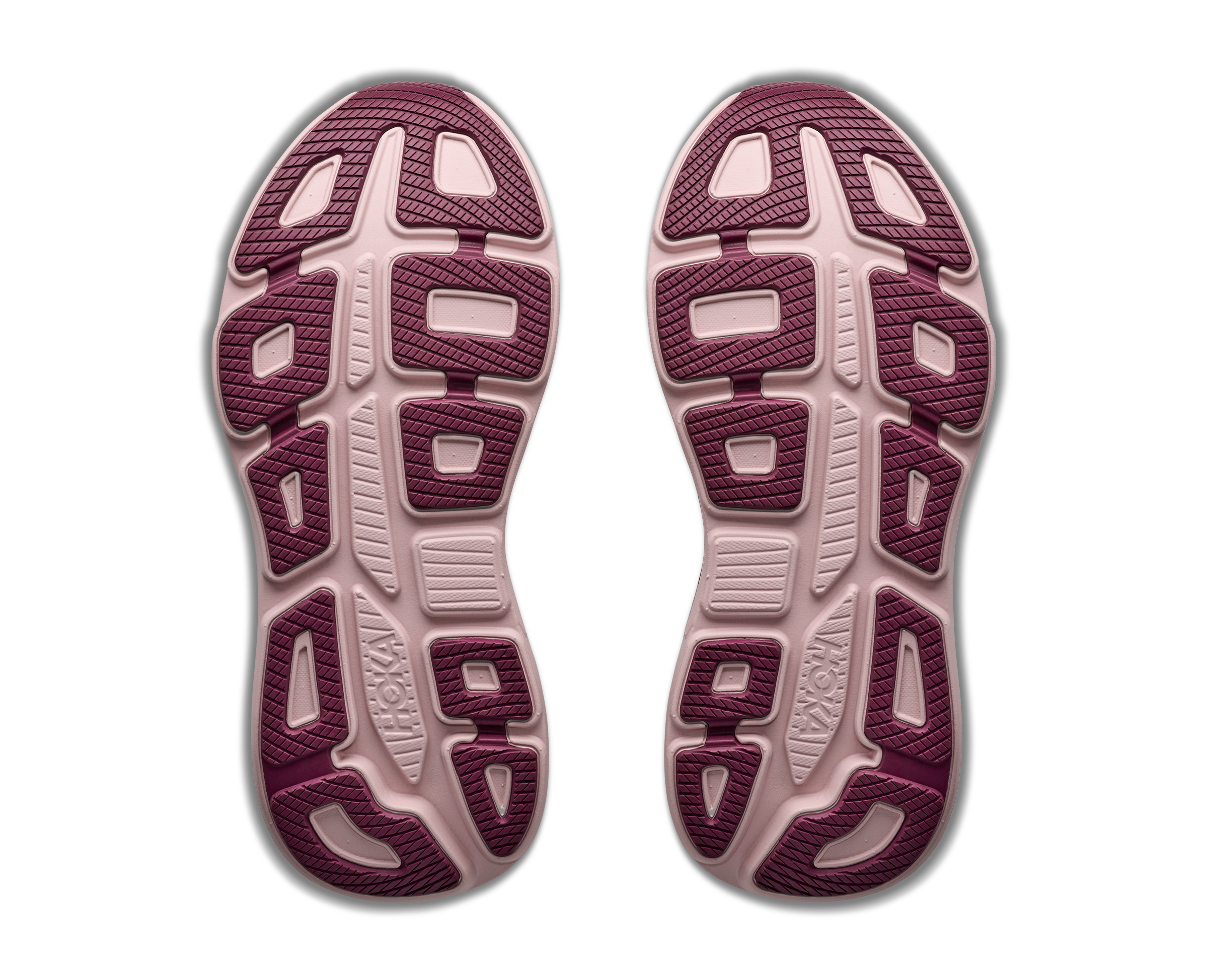 Hoka Bondi 9 "White/Pink" Women's Running Shoe - WHITE/PINK