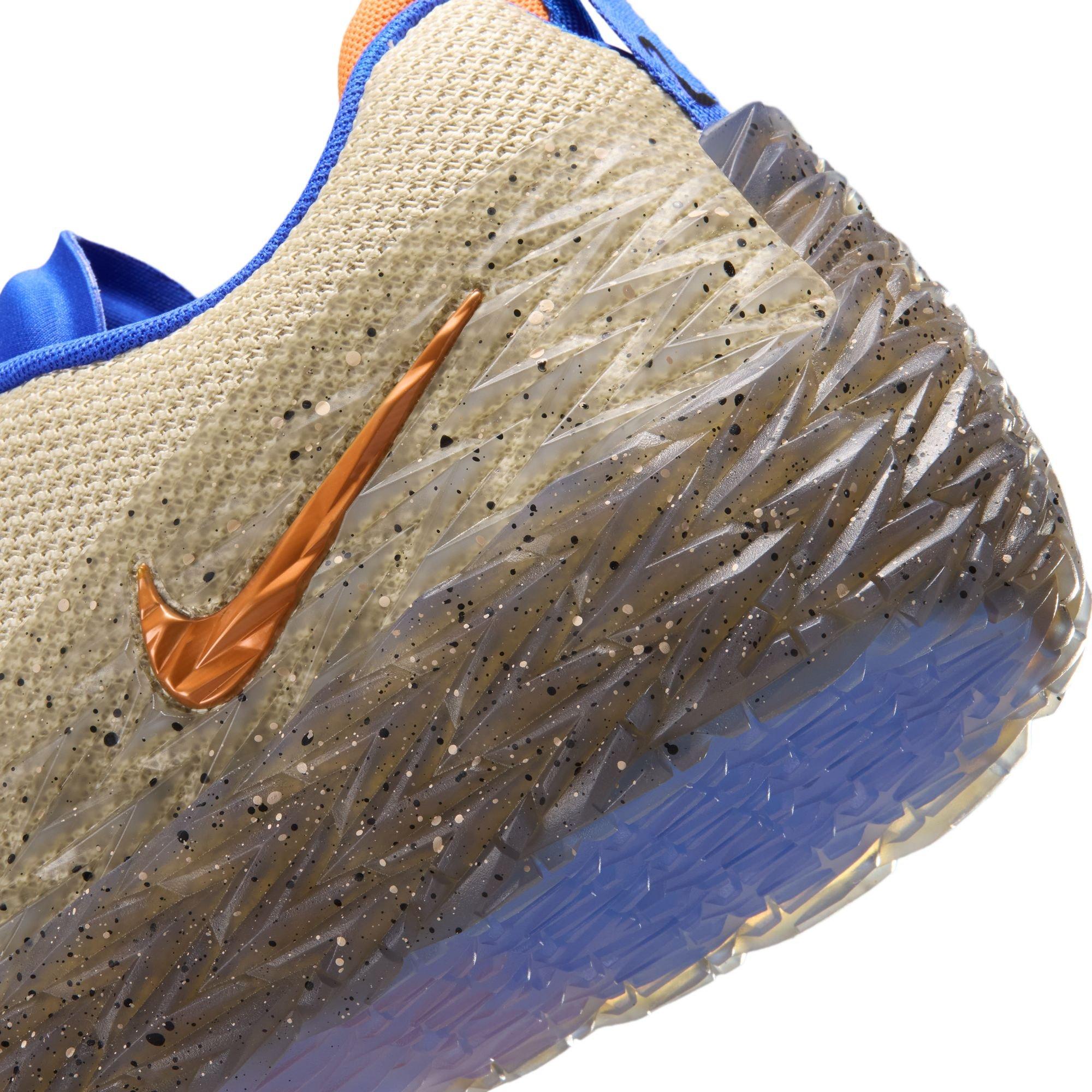 Nike S.T. Charge "Rugged" Men's Basketball Shoe - RATTAN/BRIGHT MANDARIN/HYPER ROYAL