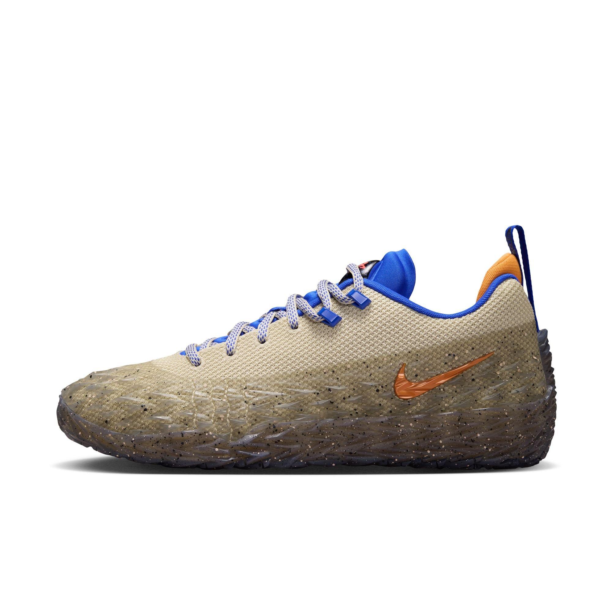 Nike S.T. Charge "Rugged" Men's Basketball Shoe - RATTAN/BRIGHT MANDARIN/HYPER ROYAL