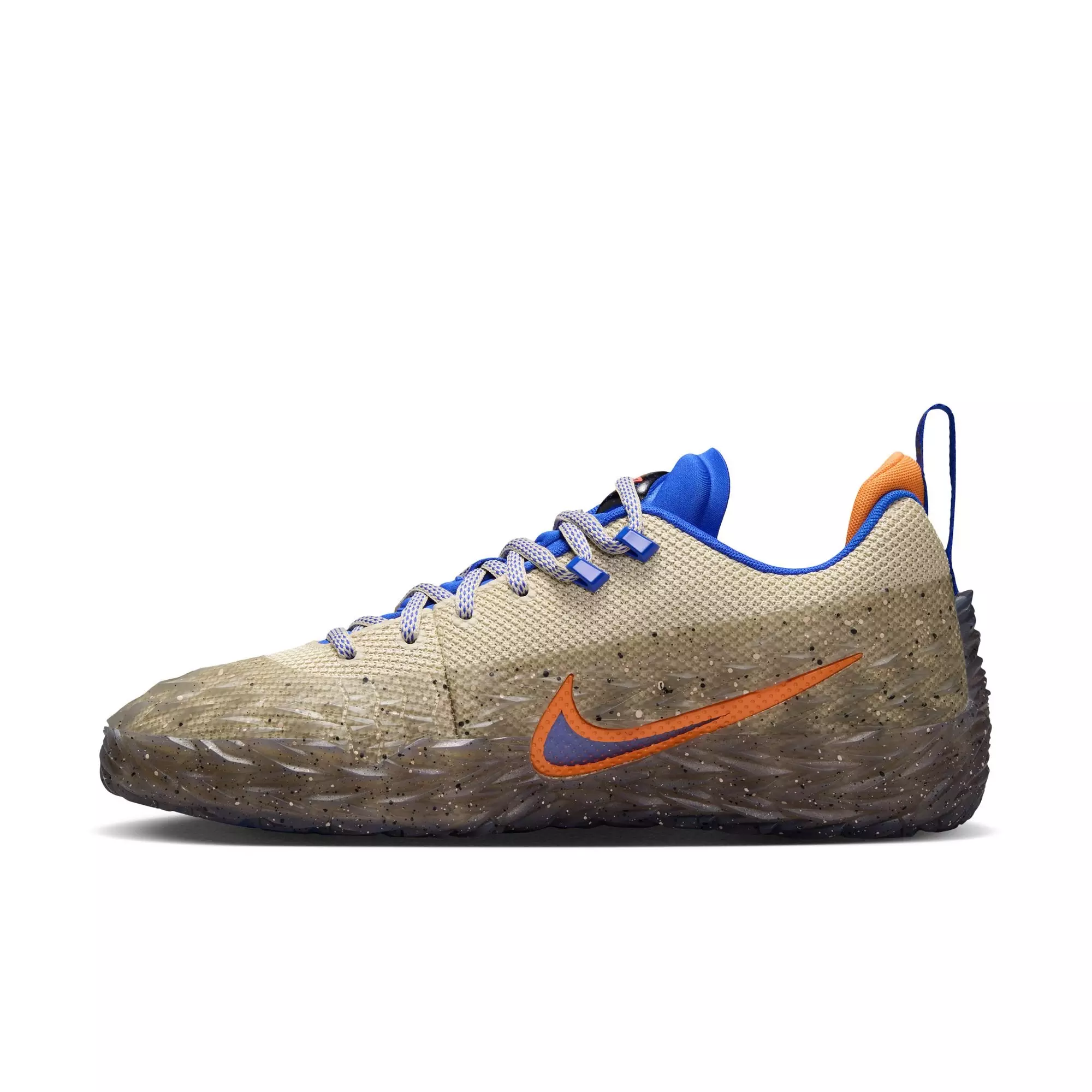 Nike S.T. Charge "Rugged" Men's Basketball Shoe - RATTAN/BRIGHT MANDARIN/HYPER ROYAL