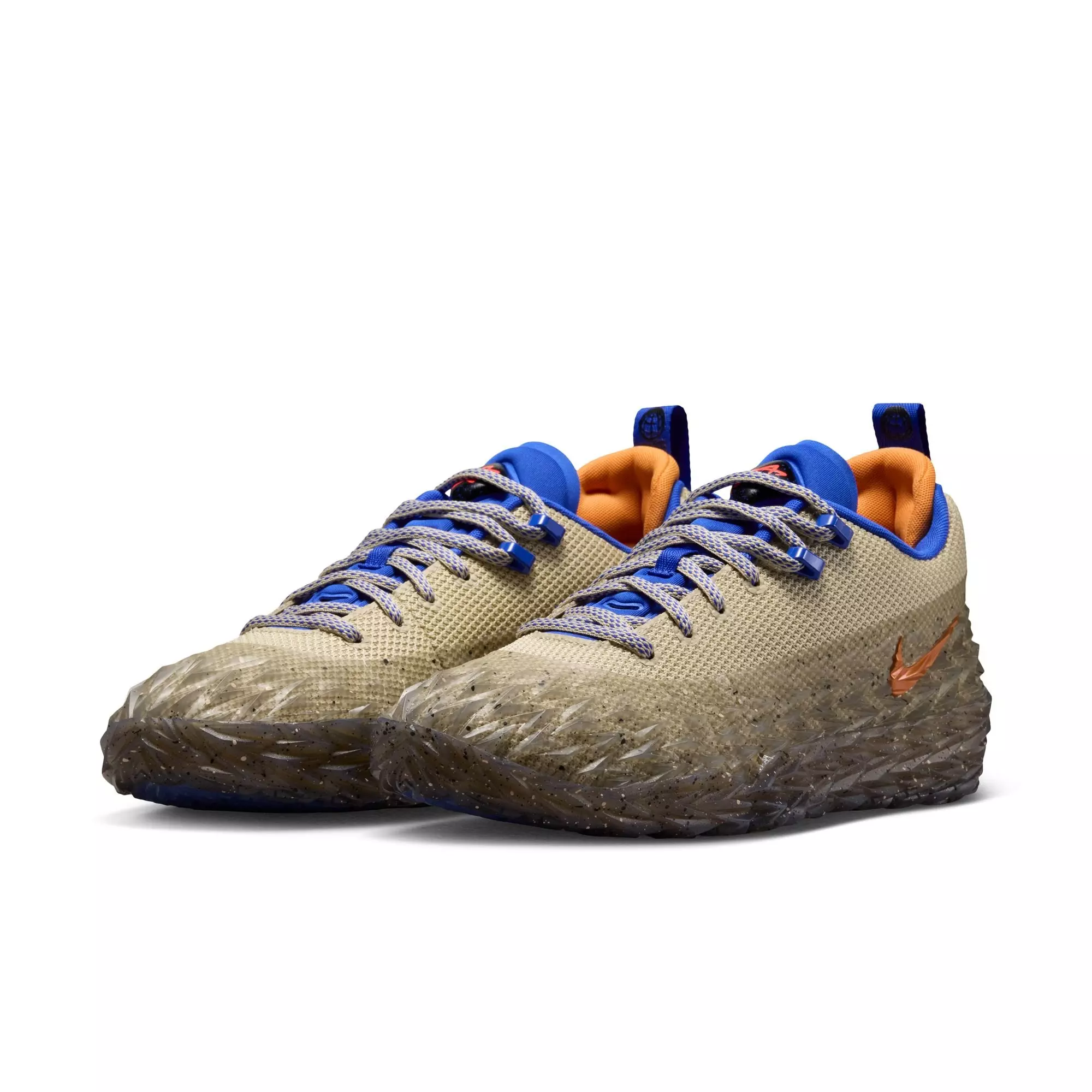 Nike S.T. Charge "Rugged" Men's Basketball Shoe - RATTAN/BRIGHT MANDARIN/HYPER ROYAL