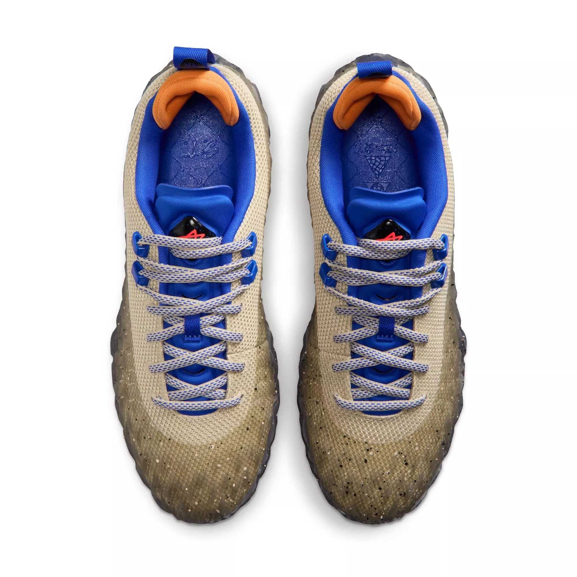 Nike S.T. Charge "Rugged" Men's Basketball Shoe - RATTAN/BRIGHT MANDARIN/HYPER ROYAL