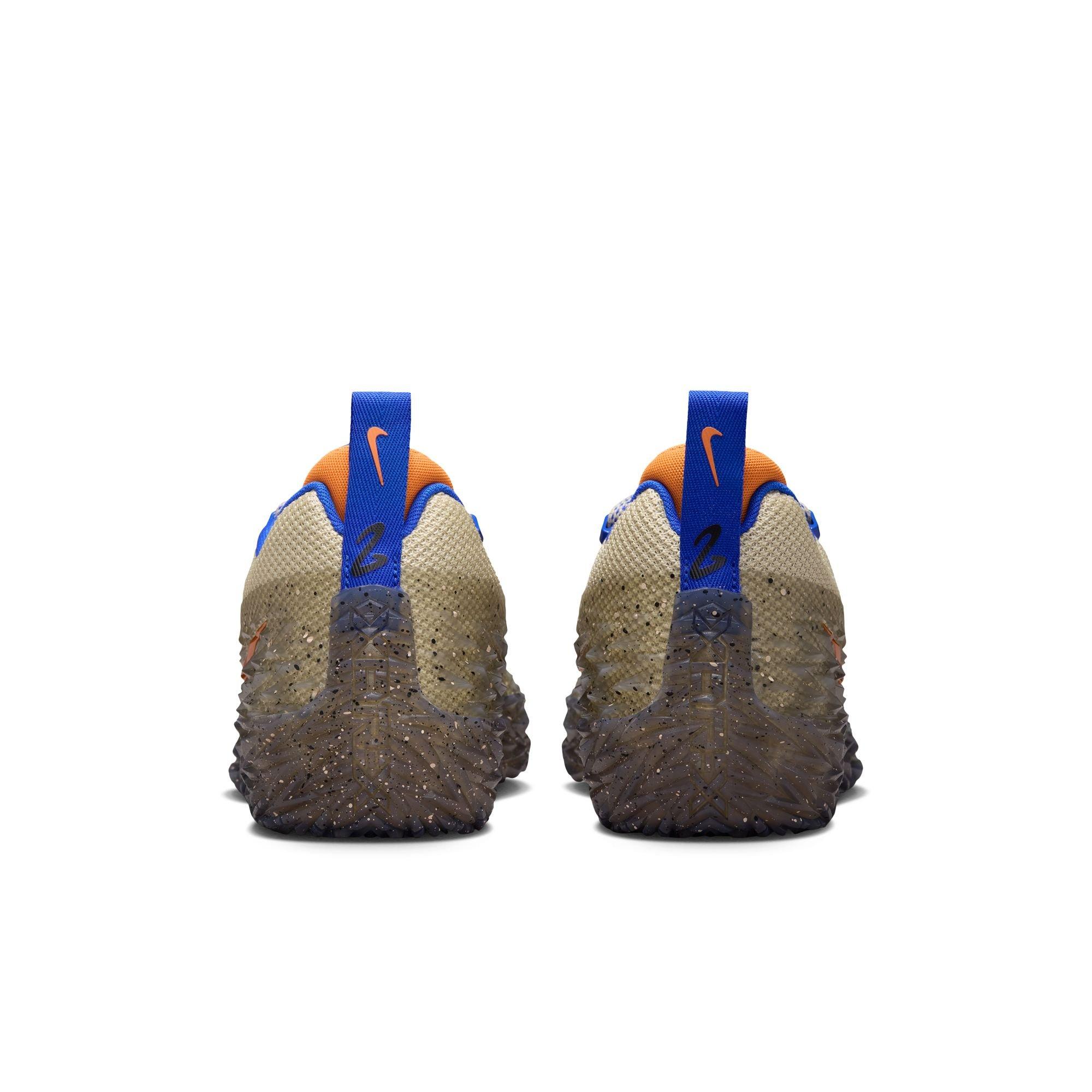Nike S.T. Charge "Rugged" Men's Basketball Shoe - RATTAN/BRIGHT MANDARIN/HYPER ROYAL