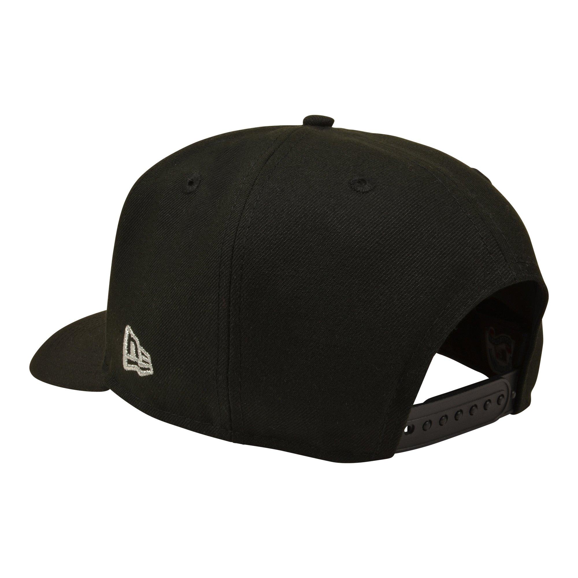 New Era New York Yankees 9FIFTY A-Frame Rose Snapback Hat - Black/Silver - BLACK/SILVER