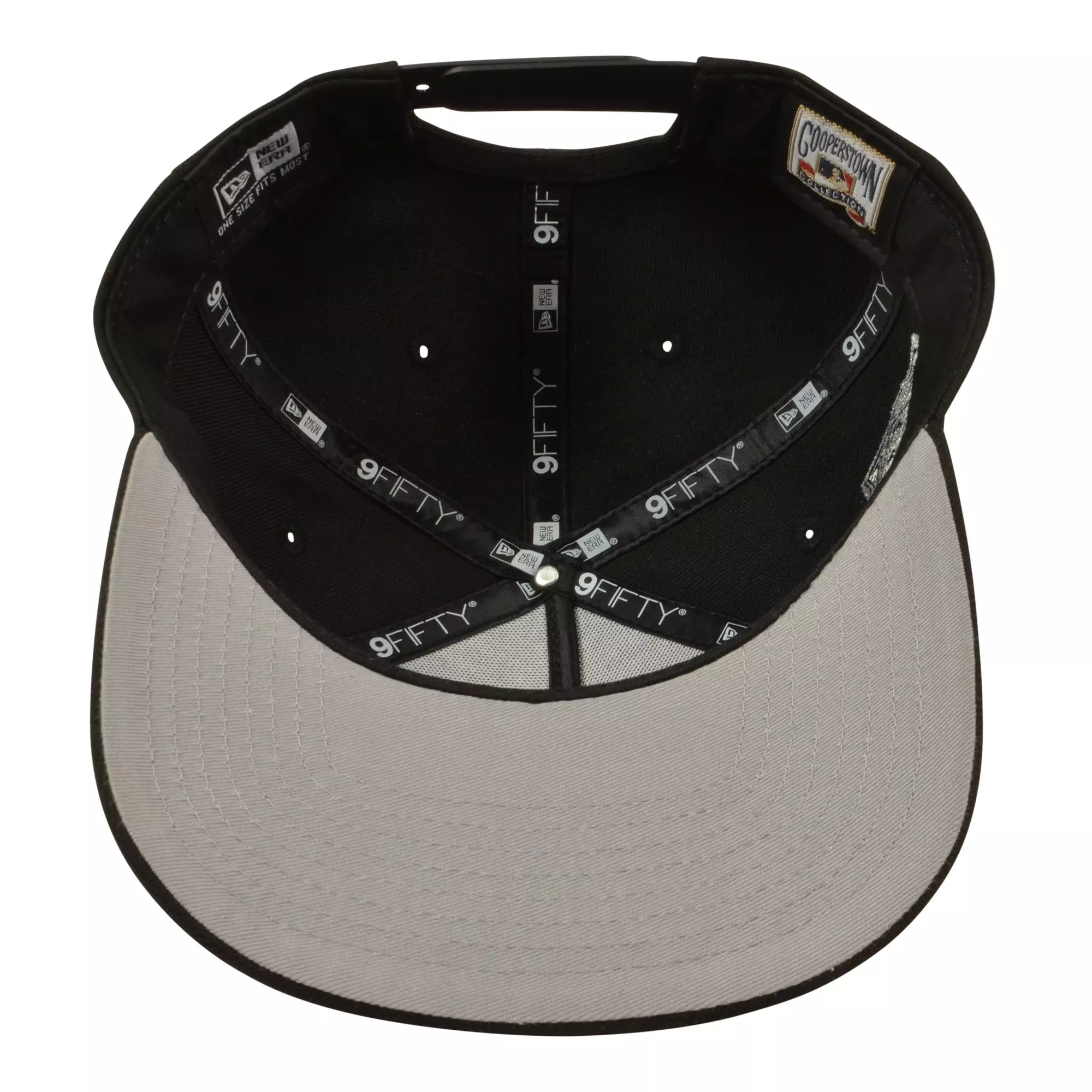 New Era New York Yankees 9FIFTY A-Frame Rose Snapback Hat - Black/Silver - BLACK/SILVER