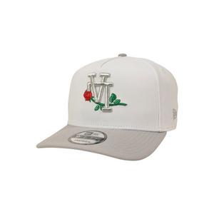 New Era Los Angeles Dodgers 9FIFTY A-Frame Flip Rose Snapback Hat - White/Grey - WHITE/GREY