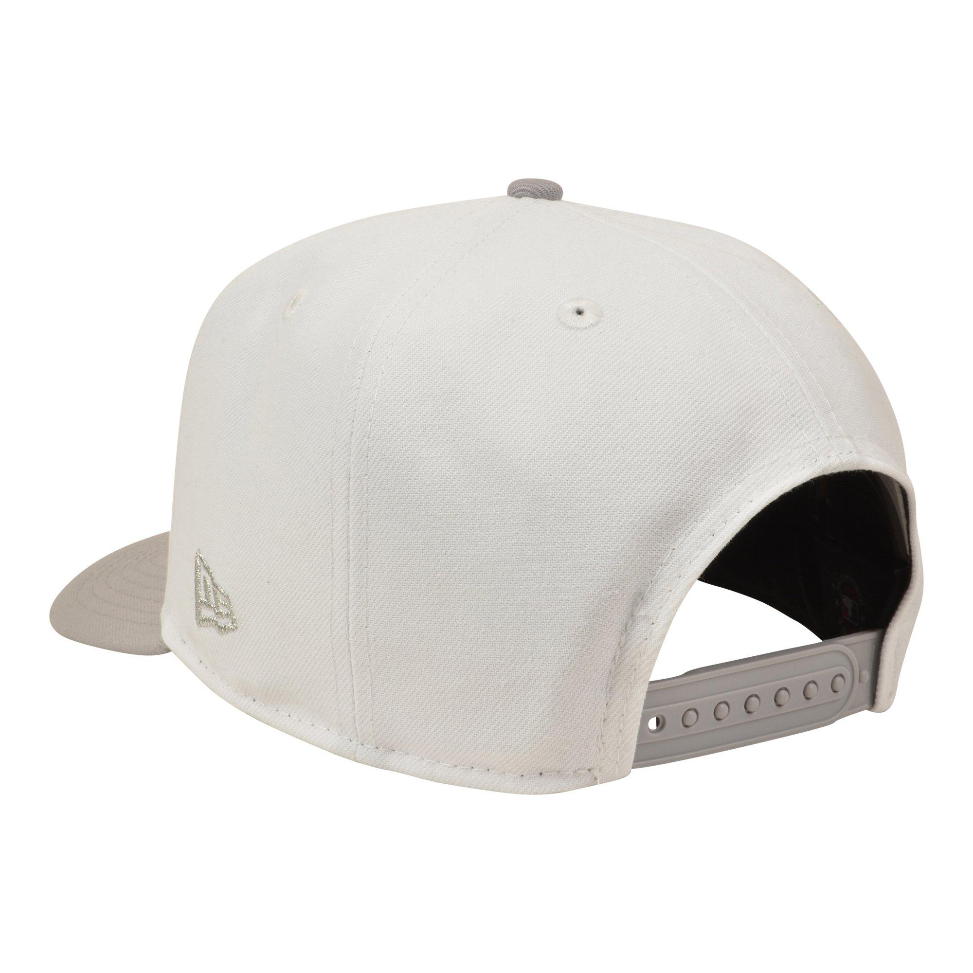 New Era Los Angeles Dodgers 9FIFTY A-Frame Flip Rose Snapback Hat - White/Grey - WHITE/GREY