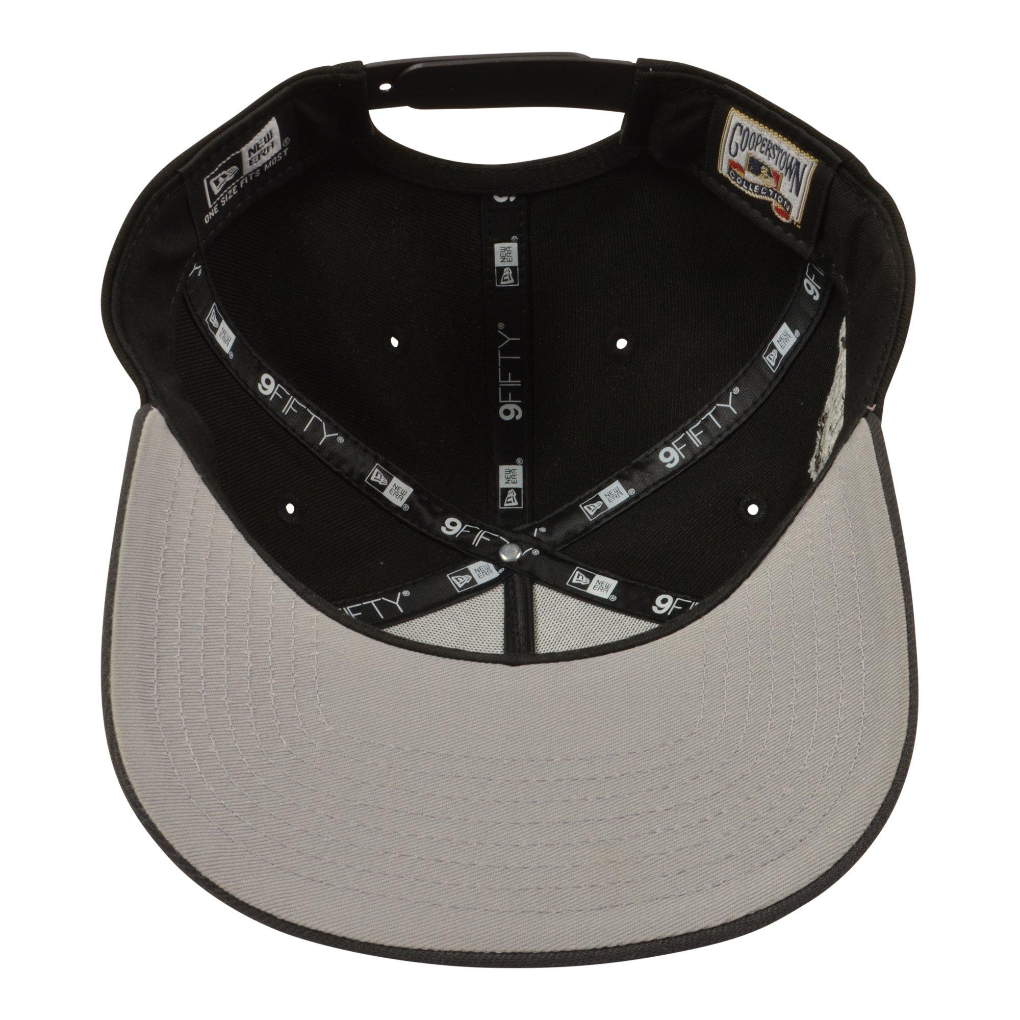 New Era New York Yankees 9FIFTY A-Frame Copper Lightning Snapback Hat - Black/Grey - BLACK/GREY