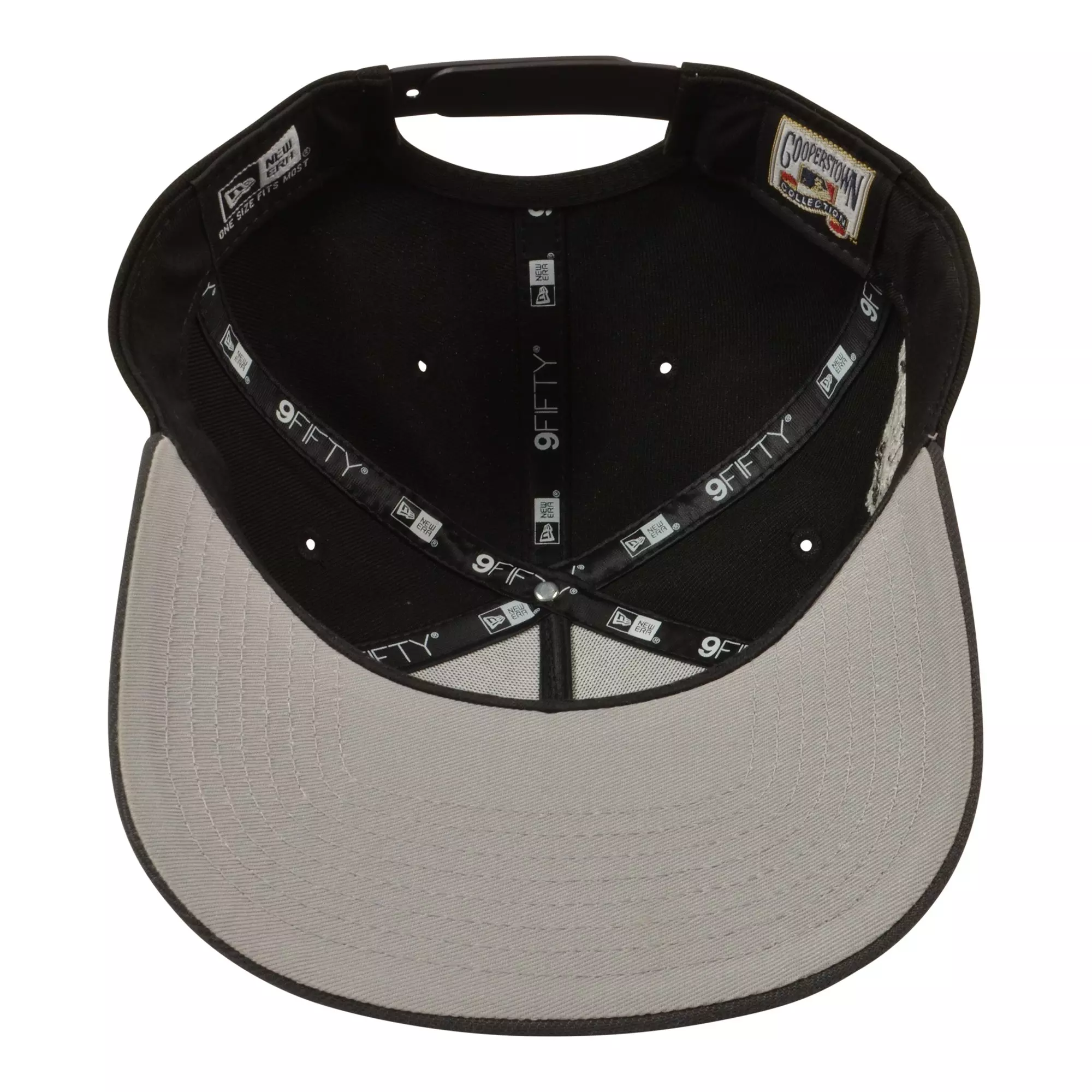 New Era New York Yankees 9FIFTY A-Frame Copper Lightning Snapback Hat - Black/Grey - BLACK/GREY