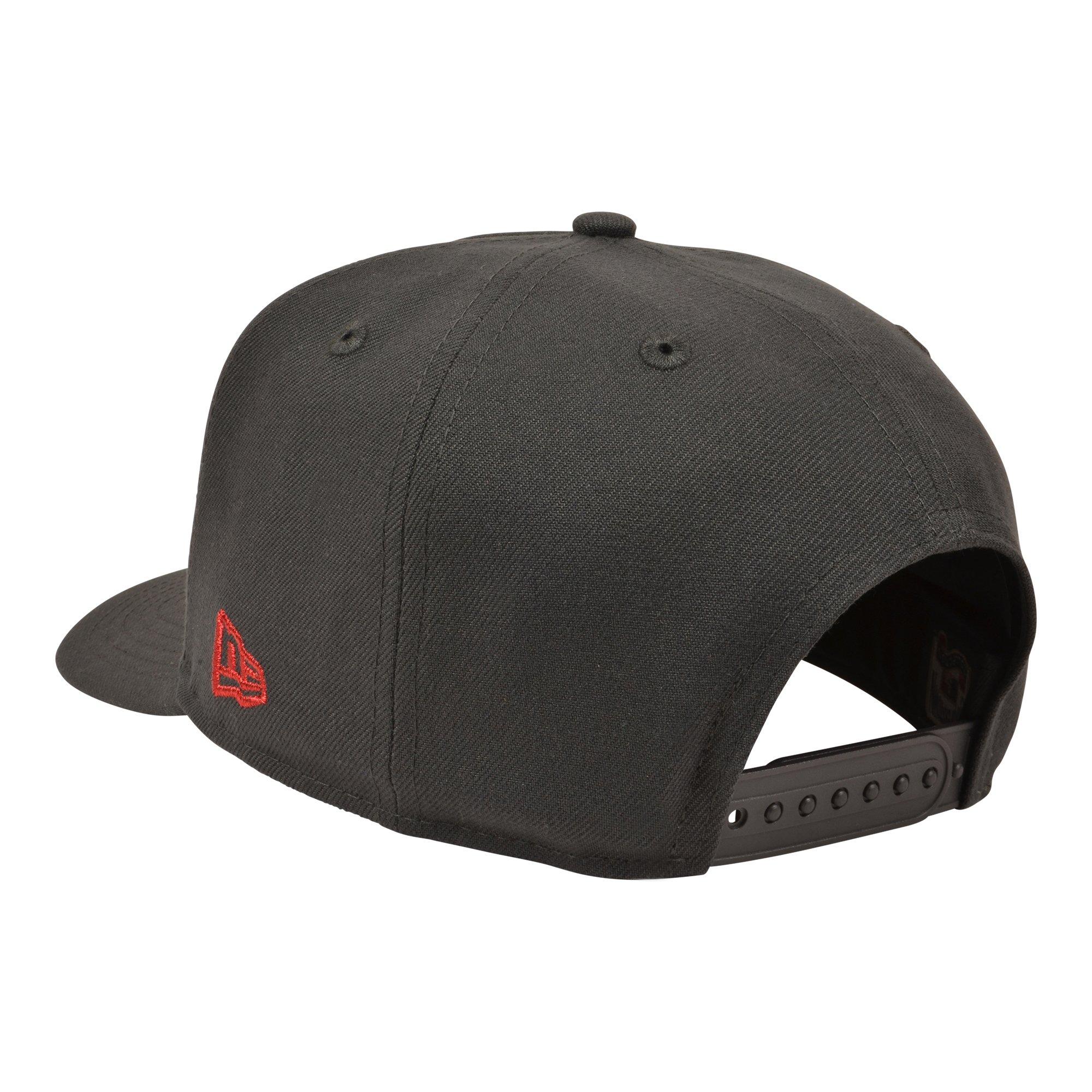 New Era Chicago White Sox 9FIFTY A-Frame Anthracite Snapback Hat - Grey/Red - GREY/RED