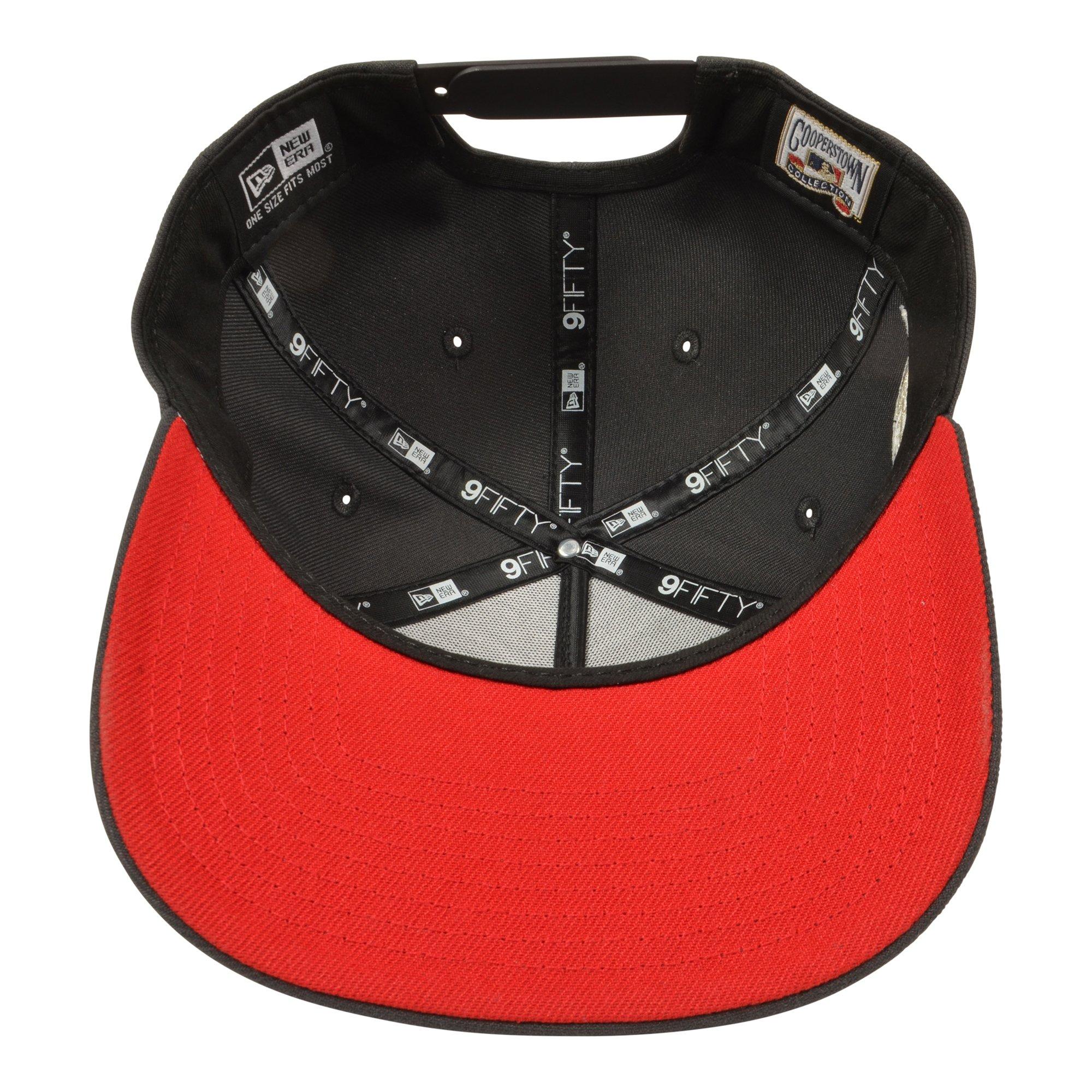 New Era Chicago White Sox 9FIFTY A-Frame Anthracite Snapback Hat - Grey/Red - GREY/RED