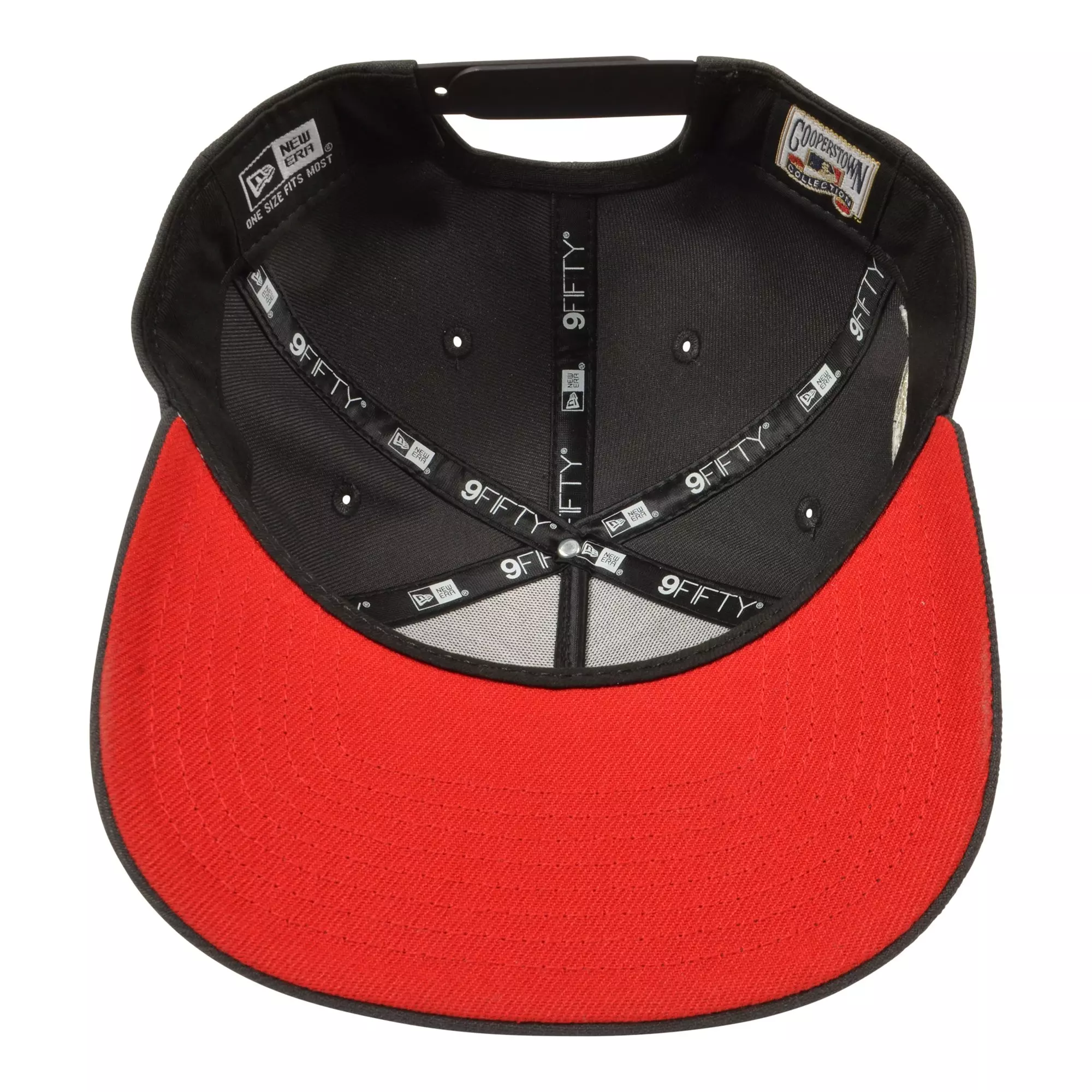 New Era Chicago White Sox 9FIFTY A-Frame Anthracite Snapback Hat - Grey/Red - GREY/RED