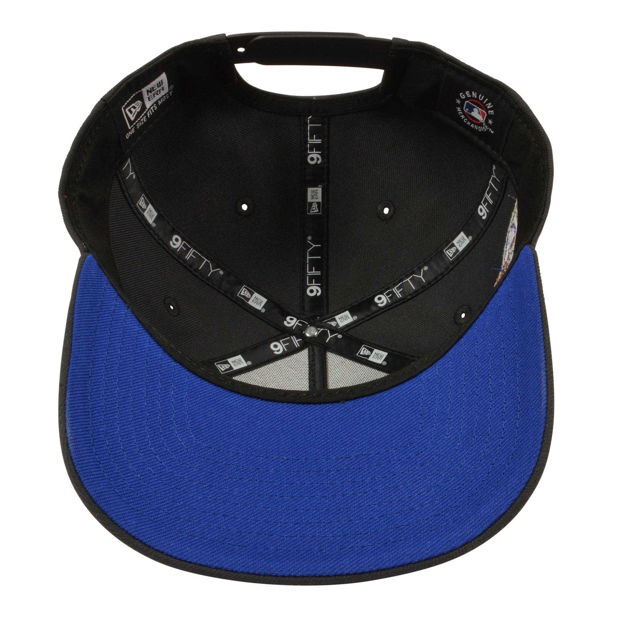 New Era Los Angeles Dodgers 9FIFTY A-Frame Anthracite Snapback Hat - Grey/Royal - GREY/ROYAL