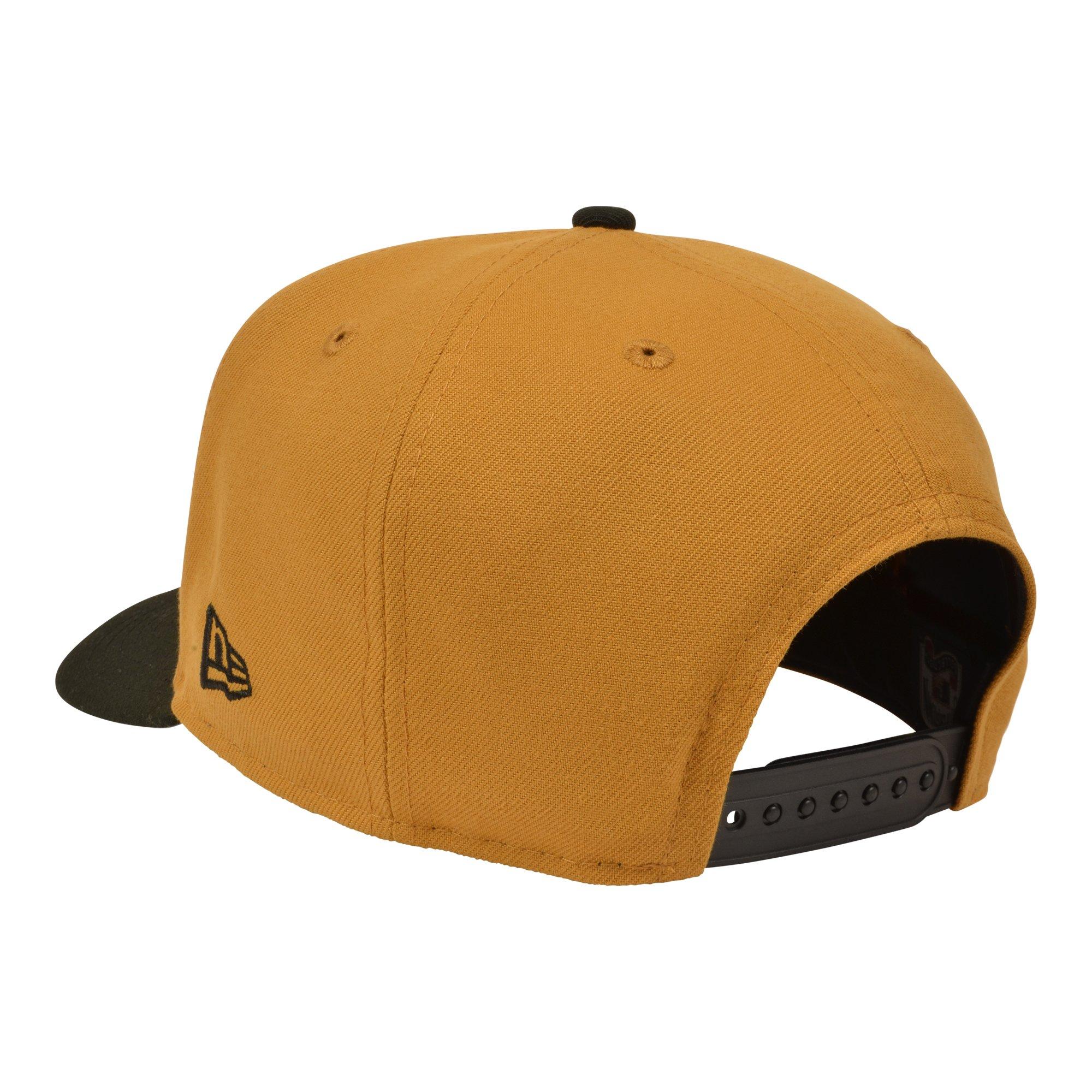 New Era New York Yankees 9FIFTY A-Frame Statue of Liberty Snapback Hat - Black/Tan - TAN/BLACK