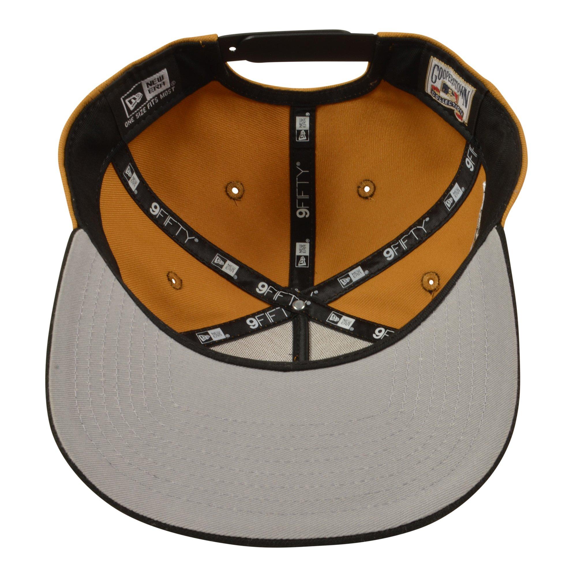 New Era New York Yankees 9FIFTY A-Frame Statue of Liberty Snapback Hat - Black/Tan - TAN/BLACK