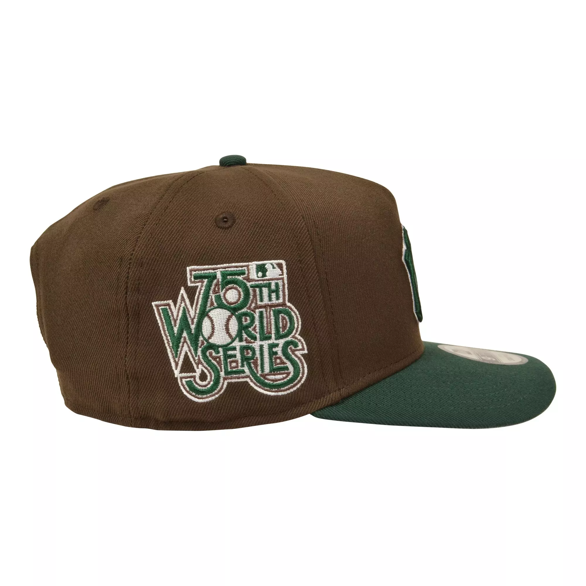 New Era New York Yankees 9FIFTY A-Frame Statue of Liberty Beed N Broccoli Snapback Hat - Brown/Green - BROWN/GREEN