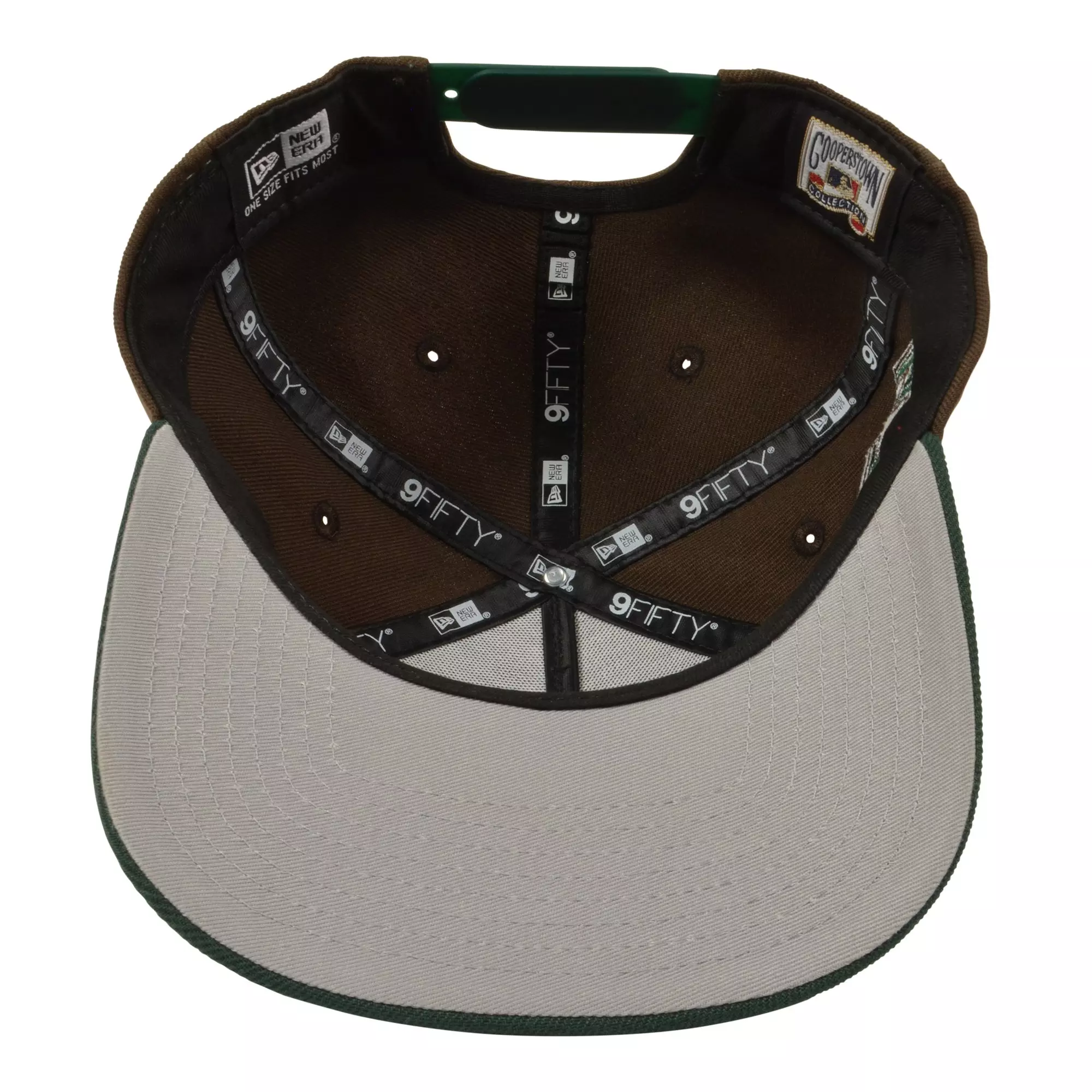 New Era New York Yankees 9FIFTY A-Frame Statue of Liberty Beed N Broccoli Snapback Hat - Brown/Green - BROWN/GREEN